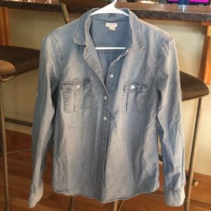 J. Crew chambray shirt